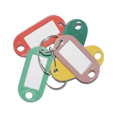 LLAVERO PLASTICO IDENTIFICADOR MARCA LLAVE PAQ X 5 UDUKE