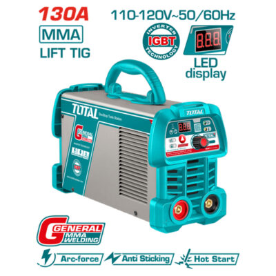 SOLDADOR INVERSOR DIGITAL 130A (MMA-LIFT TIG) 110-120V SUPER TOTAL (UTW213059)