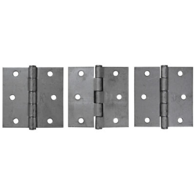 BISAGRA NUDO CABEZA PLANA HIERRO INDUMA 3 1/2 X 3 1/2 (CAL 14) X12U- CERRAJERIA (PRECIO X 12 UNIDADES)(T1106-0093)