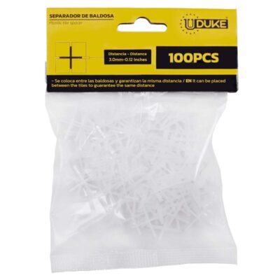SEPARADOR DE BALDOSA UDUKE 3MM BOLSA X 100 PCS (HT80173)