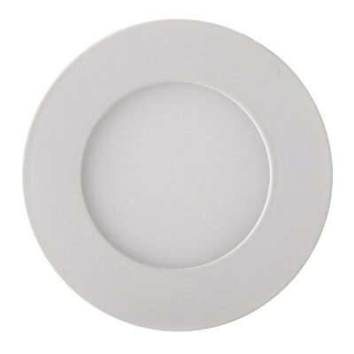 PANEL LED 3W REDONDO INCRUSTAR LUZ DIA (6400K) VATIO (24014)