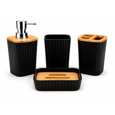 SET DE ACCESORIOS PARA BAÑO X 4 PZS (HT4316)