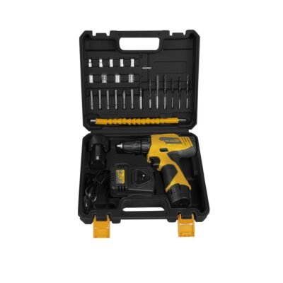 TALADRO INALAMBRICO 3/8″ 12V INCLUYE 2 BATERIAS CON ESTUCHE PLASTICO + 27PZS FURIUS (FCD12KIT)