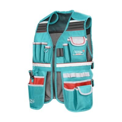 CHALECO PORTA HERRAMIENTA DE 17 BOLSILLOS INDUSTRIAL CAPACIDAD MAXIMA 3KG SUPER TOTAL (TTVT16025)