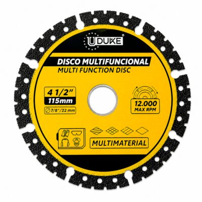 DISCO CARBURO DE TUNGSTENO 4 1/2″ MULTIMATERIAL UDUKE (HT4254)