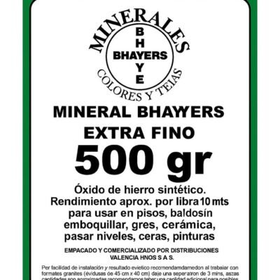 MINERAL VERDE BHAYERS CAJA 500GR