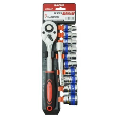 RACHE CON COPAS 1/2″ 12PCS VHARBOR(HT2087)
